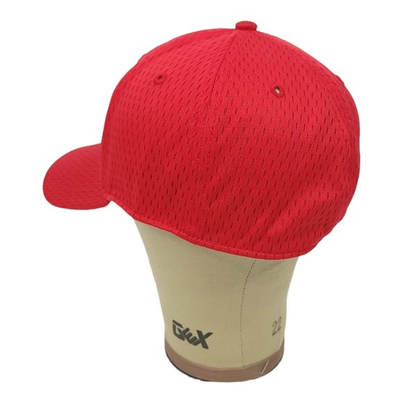 A-Flex Lamars Bar B Q Catering Size L XL Cap Fitted Trucker Red Hat - Picture 9 of 11
